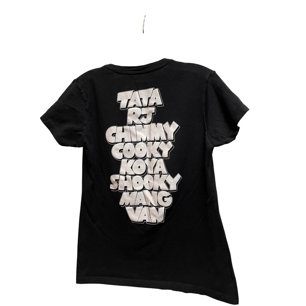 BT21 Line Friends Graphic T-Shirt Black BTS Army Characters Women Large - Picture 2 of 3